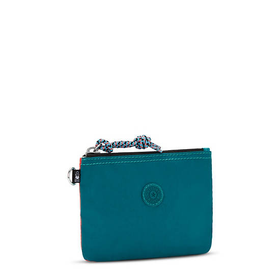 Kipling Vanliga Pouch Small Case Väska Turkos | SE 1157AH